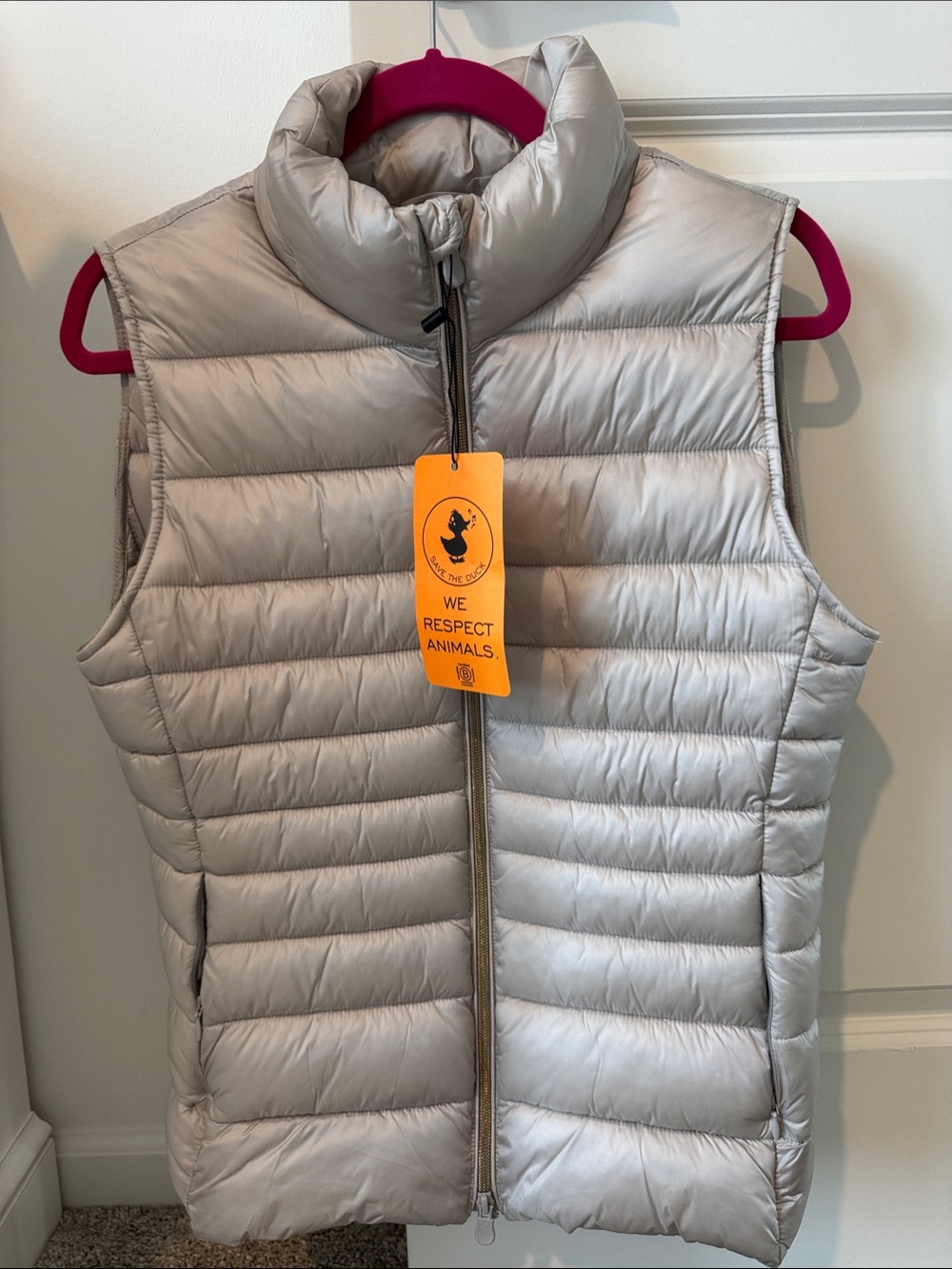 SAVE THE DUCK Lynn Vest Light Champagne (Rainybeige)